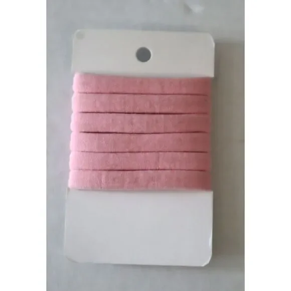 Alo Women's O/S Pink Untangled Hair Ties, Smooth, Soft, Snag-Free, 6 pack - Picture 2 of 2